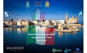 Frecce Tricolori: QUI il programma del D.U.C. Trani 