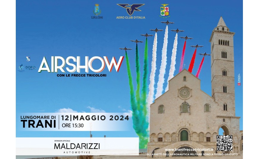 Domenica 12 Maggio arrivano Frecce Tricolori: QUI il programma del Comune 