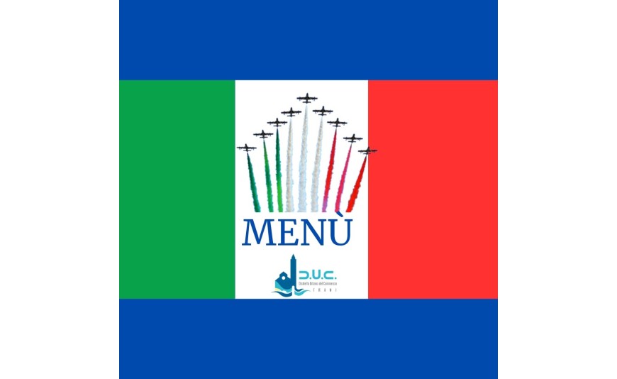 Ecco i MENU’ Frecce tricolori proposti Domenica 12 maggio 2024