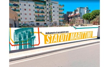 DUC Trani: presentazione murales del commercio