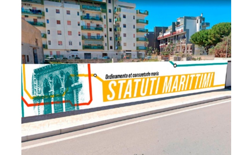 DUC Trani: presentazione murales del commercio