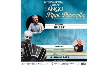 Sabato 8 luglio in villa comunale talk in musica con Pippi Piazzolla, nipote di Astor, anteprima del festival Internazionale di tango 