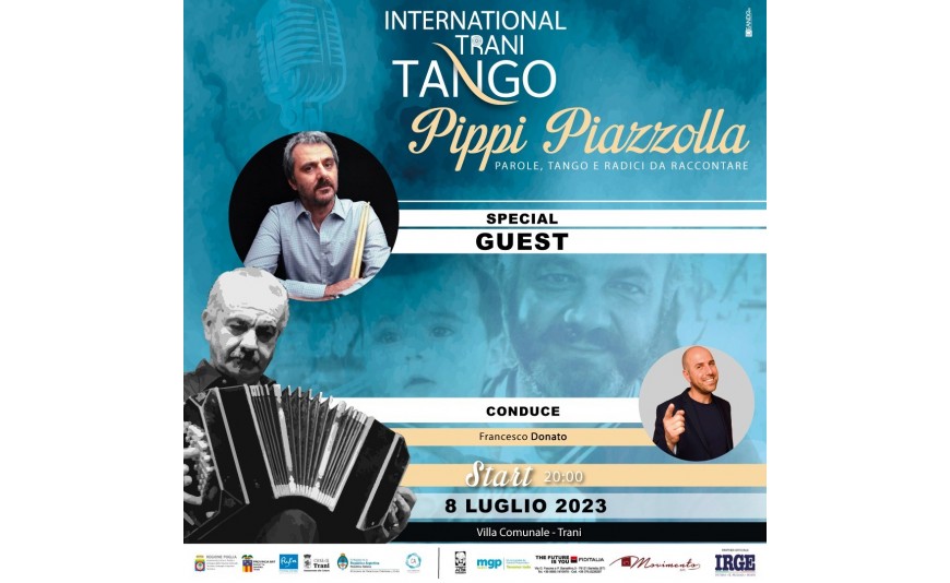 Sabato 8 luglio in villa comunale talk in musica con Pippi Piazzolla, nipote di Astor, anteprima del festival Internazionale di tango 