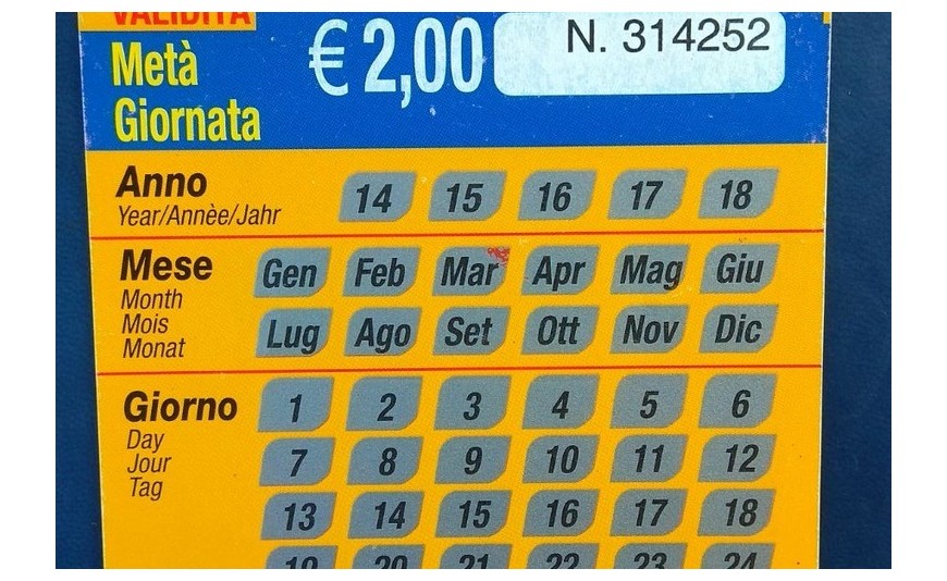 All'Info Point  in vendita i grattini per sosta a pagamento