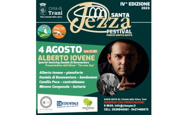 4 agosto spettacolo Santa Jezza Festival  Alberto Iovene Quartet - GRATUITO