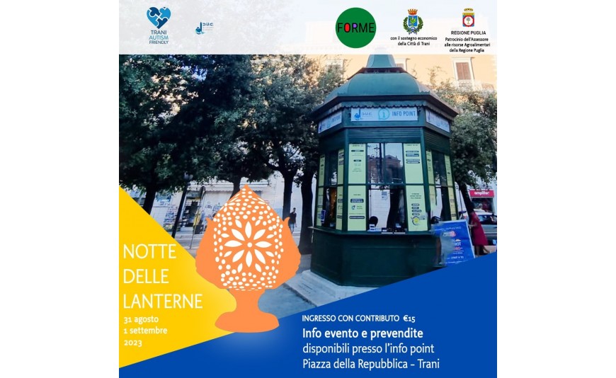 31 agosto e 1 settembre "Notte delle lanterne" Monastero di Colonna. Evento a pagamento. QUI PREVENDITA